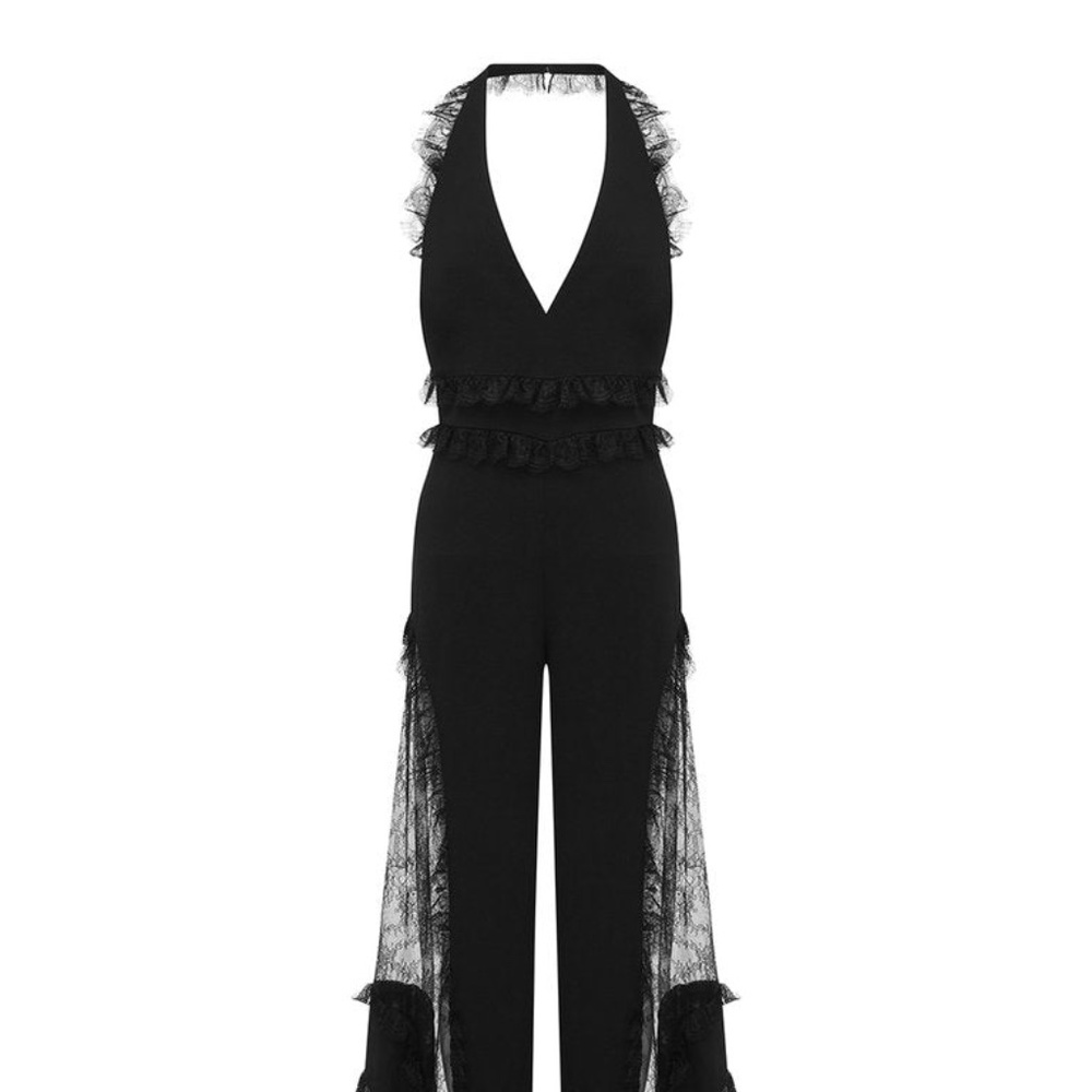 BNWT ALICE MCCALL BLACK WILD HEART JUMPSUIT - SIZES 6 (RRP $425) - Picture 6 of 6